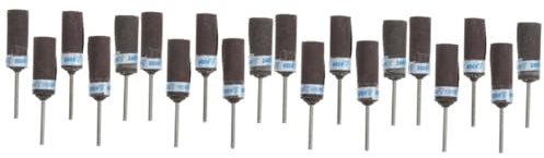 Gatuida 20pcs Rotary Sanding Bits for Drill Grit Sanding Drums Sandpaper Rolls Hook and for Drill