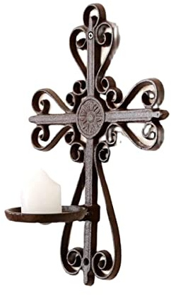 Kandelaber Kerzenständer Retro Wandkerzenhalter Metall Kerzenständer Vintage Eisen Teelichthalter Garten Innenhof Home Decor Geschenk Kerzenhalter Kerzenständer