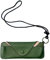 ONEBO Custodia Occhiali, 1 Pezzi Verde Scuro Portaocchiali, Bottoni Automatici Alla Moda Custodia Portaocchiali Morbida, per Occhiali Sole, occhiali Lettura - Unisex