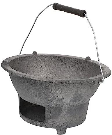 PRETYZOOM Réchaud De Barbecue Fonte Portable Pour Extérieur Barbecue De Camping Réchaud De Cuisson