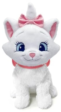 Simba Disney 6315870470 Peluche Classique Refresh Marie 25 cm Convient dès Les Premiers Mois de Vie Blanc