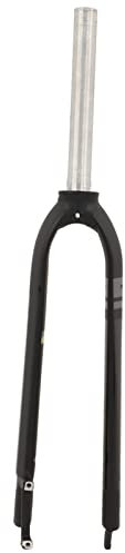 RiToEasysports Bikes Starre Scheibenbremsgabel, Harte Vordergabel aus Aluminiumlegierung für 26 27,5 29 Zoll Mountainbikes (Schwarzgrau)