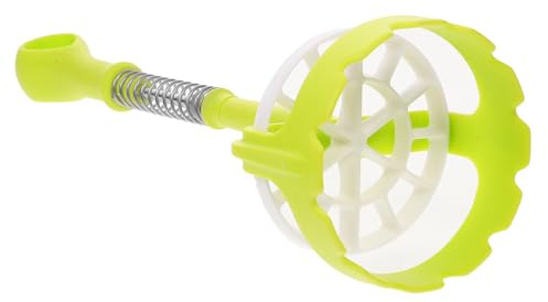 Cabilock Potato Masher Spring Push Type with Non-Slip Handle Plastic Kitchen Masher for Vegetables and Fruits Easy to Clean 11.81 X 3.54 X 3.54 Inches