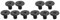 ZAHARA M.2 Screws for SSD - Kit of 10 Universal Mounting Screws for MSI for Acer for GIGABYTE Screws