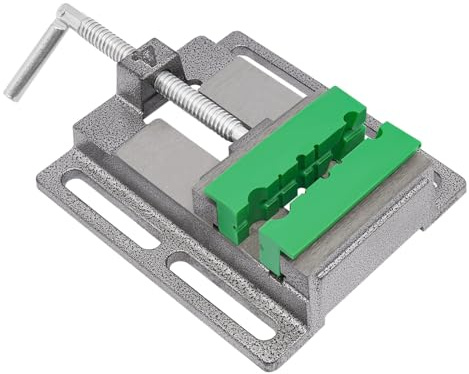Étau en fonte et acier de 10,24 cm avec tige filetée rotative à 360 °, étau de machine avec coussinets magnétiques