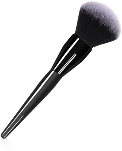 Luxurious Large Powder Brush – Professional Makeup Brush for Liquid, Cream & Powder Foundation, Flawless Buffing, Blending & Vegan Cruelty-Free Bristles