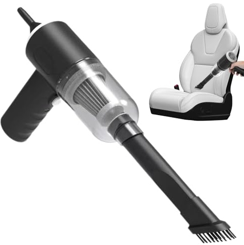 Qizeroty Aspirateur multifonction, aspirateur à main sans fil,Aspirateur portable sans fil à haute puissance d'aspiration - Filtration à haute efficacité, batterie de chargement USB 1200 mAh, outil de