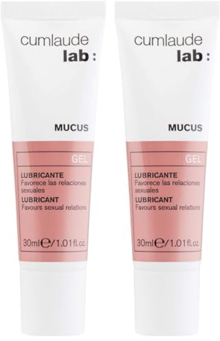 Cumlaude Lab - Mucus Gel Lubricante Íntimo, Hidrata Suaviza Zona Íntima, con Ácido Hialurónico Láctico, Sin Perfume - 30 ml (Paquete de 2)