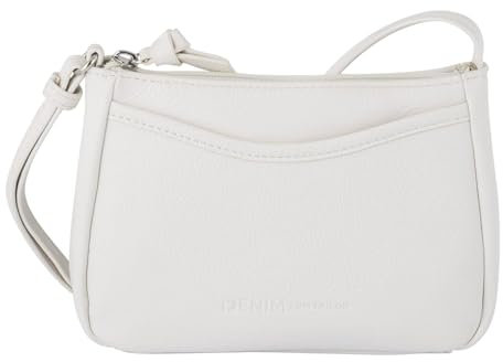 TOM TAILOR Denim Cilia Damen Umhängetasche Crossbody Bag Klein Weiß