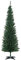 HOMCOM Künstlicher Weihnachtsbaum 1,8 m, Schmaler Christbaum mit Ständer, 390 Äste, Zerlegbar, Weihnachtsdeko Kunststoff Tanne Grün, Ø55 x 180 cm