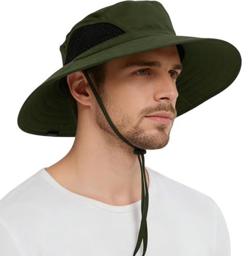 EINSKEY Hatt Herr Dam Bred Brätte UV-Skydd Solhatt Fiskehatt Vikbar Safari Hat