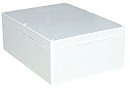 IP65 ABS wasserdichte Abzweigdose, 290 x 210 x 100 mm, wasserdicht, staubdicht, für den Außenbereich, Kabelverbindung, Schutzgehäuse, weiß, 1 Stück