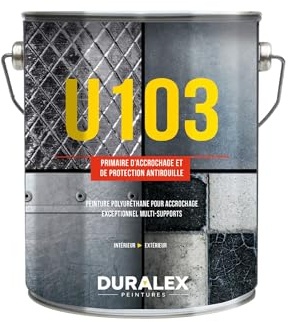U 103 Primaire d'accrochage et de protection antirouille 1L Noir- Duralex