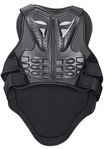 FLYAMAPIRIT Gepanzerte Motorradweste Schutzausrüstung mit Brust- und Rückenpanzerweste für Motorradfahren, Skifahren, Reiten, Skateboarden usw.