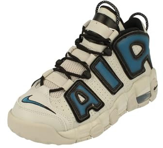 NIKE Air More Uptempo GS Basketball Trainers FJ1387 Sneakers Shoes (UK 5 US 5.5Y EU 38, Light Iron ore Industrial Blue 001)