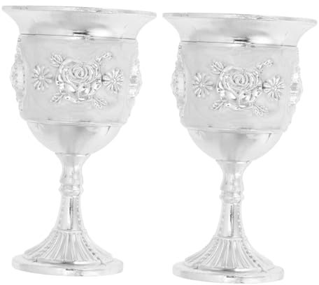 Garneck Rotweinglas Vintage 4 Stück Große Weißweingläser Im Vintage Stil Kleine Weinbecher Weinkaraffe Flöten Whiskygläser Espressotassen Königsbecher Weinkelch Wasseropferbecher Segensbecher