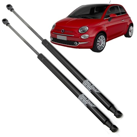 Ramor Strutz 2x Gasfeder Dämpfer Heckklappe Kompatibel mit Fiat 500 (312) 2007-2017. Gasdruckfeder Heckklappendämpfer Ersatz für 51785412 und Andere.