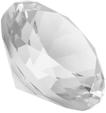 Vaguelly Große Kristall Diamanten Dekoration aus Acryl für Geburtstagsfeiern und Hochzeits Tischmitte mit Elegantem Design und Funkelnder Optik als Romantisches Geschenk