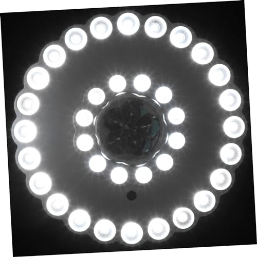 Outanaya LED Camping Lampe aus ABS Kunststoff – 36-Leds Batteriebetrieben für Zelte Sonnenschirme Terrassen Silberne Schirmstangenbeleuchtung mit Haken