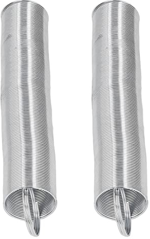Qcwwy Stainless Steel Electric Fence Spring Gates Long 16 Feet Tension Spring for Livestock, 2pcs for Seamless Perimeter Security, for Pasture Use