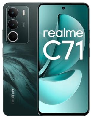 realme Smartphone C71 8GB 256GB 6.67 120Hz NFC 6000mAh Verde Forest Owl
