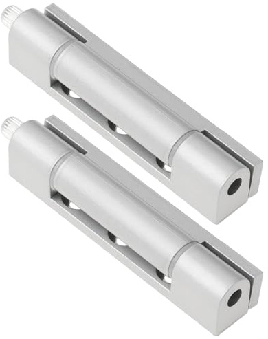 eMagTech 2pcs 92mm UPVC Door Hinges 0 Degree Profile Pencil Hinge K3282 CL240-1 White