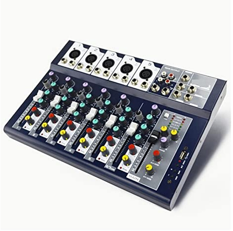 Table de Mixage DJ, Console de mixage BluetoothUSB Carte son Pro Equipment Mixer Professional Digital Portable Video Consumer