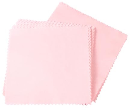 EPIGEIST Paños De Microfibra para Gafas y Cámaras, 80 Unidades Color Rosa, Portátil y Suave, Adecuado para Lentes De Sol y Joyería