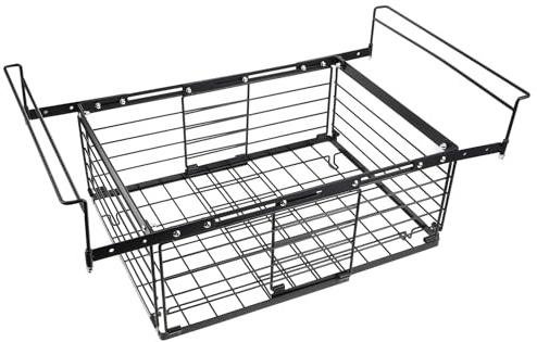 OUNONA Organisateur de Congélateur Coffre Suspendu Réglable Panier Métallique Empilable pour Cuisine et Garde-manger Optimisation Circulation Air Maintien Fraîcheur Aliments Rangement