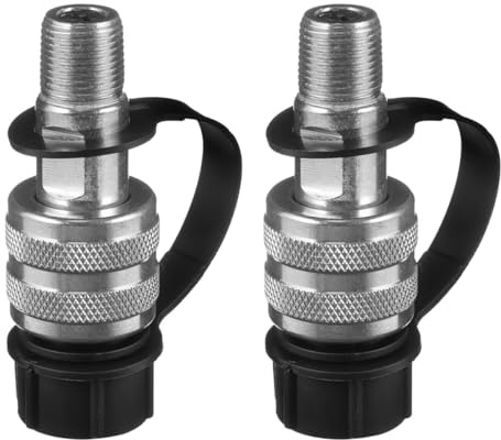 HOUDERCO Pressure Washer Quick Release Hose Connector 2Pcs Hydraulic Coupler with Flat Face Design for Garden Hose Attachments