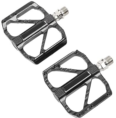 VGEBY 2 St Aluminiumlegering Cykelpedal, Lager Snabbkopplingsplattformspedal med Antislipyta, för Landsvägscyklar och Mountainbikes