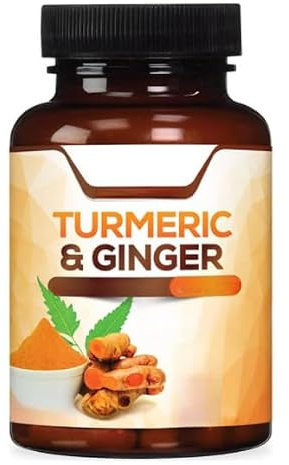 Curcumin med ekologisk gurkmeja, svartpepparextrakt för optimal absorption, vegetarisk