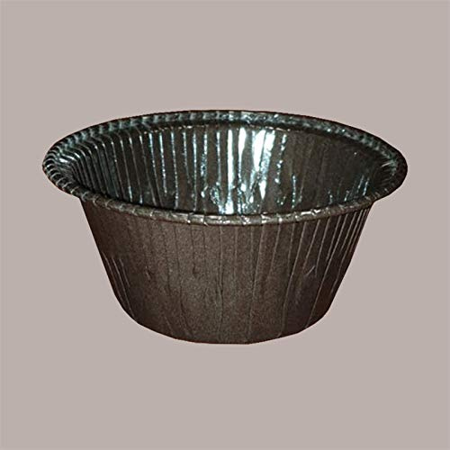 Lucgel Stampo Forma Cottura Monoporzione Teglie Usa e Getta per Dolci e Torte Dm80H38mm - 25 pezzi -