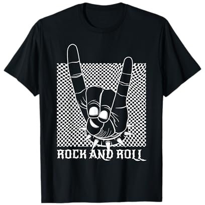 Fourchette à frites Metalhand & Roll Rocker T-Shirt