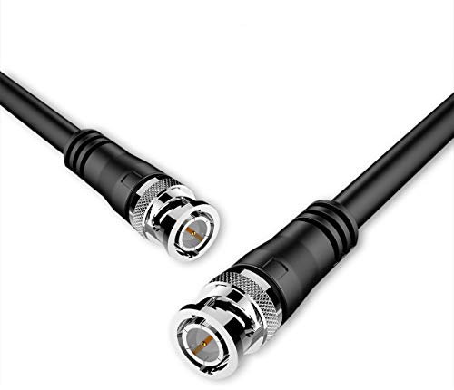 FURUI Cavo SDI 60 m, cavo HD-SDI 3G 75 Ohm cavo coassiale 75-5 BNC a BNC, connettori in rame anti ossidante 1080P per sistemi di telecamere di sicurezza CCTV