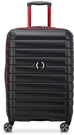 DELSEY Paris - Shadow 5.0 - Hartschalen-Kabinenkoffer 55 cm x 35 cm x 25 cm - 38 L - S - Schwarz