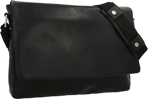 Gusti Umhängetasche Leder - Theodore Pflanzlich gegerbt Aktentasche Unitasche Umhängetasche Arbeitstasche Messenger Bag Lehrertasche Businesstasche groß Laptoptasche Vintage Leder