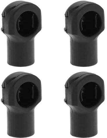EMSea 4Pcs Gas Spring End Fitting Tailgate Gas Spring Connector Plastic Car Tailgate Air Spring Connector Accessories for Boot Bonnet Car Conversion Caravans M6x10.5mm