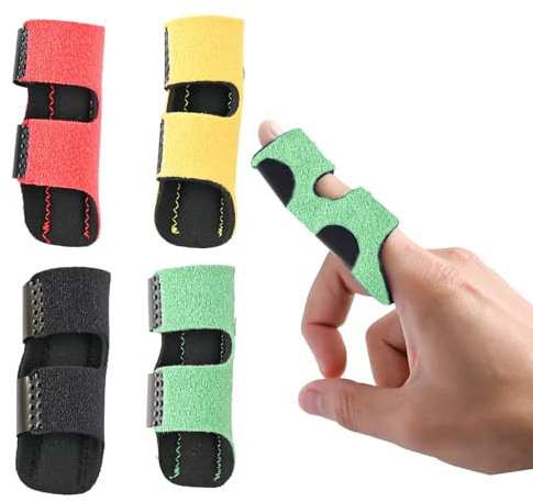 4pcs finger splint,finger brace,finger splints for broken finger support,trigger finger splint for middle finger / ring finger,little broken finger splint,middle finger splint,finger straightener