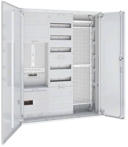 WITTKOWARE Komplett-Zählerschrank, 1x 3-Punkt Zählerplatz, Verteilerfeld mit APZ, Mediafeld