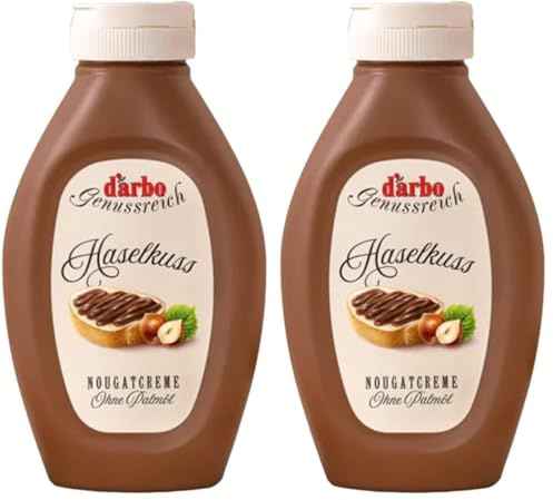 Darbo, Crema Noccioabbraccio, Crema Spalmabile alle Nocciole e al Cacao, Ideale per Pane, Gelato e Dolci, Senza Olio di Palma, Creme e Cioccolati Spalmabili, Pratico Dispenser, Confezione da 640 g