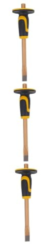 Gatuida 3pezzi Scalpello Da Muratore Professionale Con Protezione Chisel Duro Per Intaglio Demolizione e Lavori Muratura Utensile Versatile Per Pietra