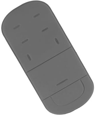 Colchoneta Silla Paseo Universal, Cojin Carro Bebe, Cojín Universal para Cochecito de Bebé, Cojín Lavable para Cochecito de Bebé, Suave y Transpirable, 80 x 34cm, Gris Lino