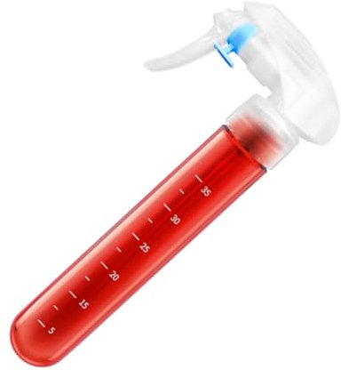 NOLITOY Mini Botella De Spray De Alta Presión Transparente Para Pulgar, 1 Unidad, Tamaño Compacto, Uso Doméstico y Viajes, Práctica y Fácil De Rellenar, Estilo Hebilla Roja