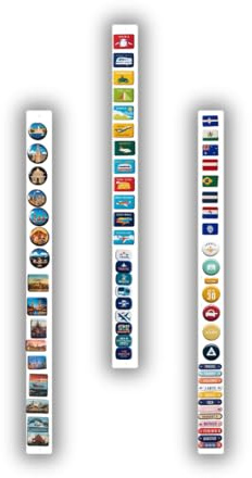 Anwicar Pizarra Magnética - Tablero magnético de 50x6 cm - Ideal para imanes y notas - Pizarra magnética para escribir - incl. kit de montaje - Blanco