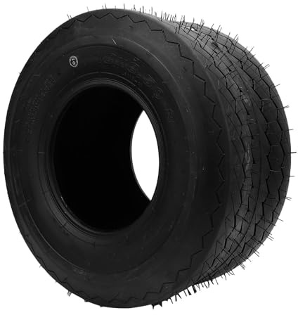 Asixxsix Pneumatici per Tosaerba 18x8.50-8, Pneumatici Tubeless a 4 Tele, Pneumatici di Ricambio per Trattorini d a Giardino, Pneumatici per Manto Erboso Liscio per Trattorini