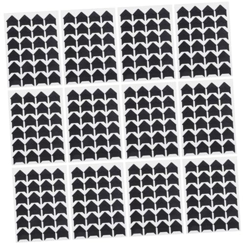 HORIALENCE 12blätter Selbstklebende Fotoecken Für DIY-alben Schwarz Taschenprotektoren Für Scrapbooking Tagebücher Für Kreative Projekte