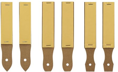Wellrun Set di 6 temperamatite in carta vetrata, strumenti per affilare matite per artisti, studenti e uso domestico, piatti, ovali, a punta