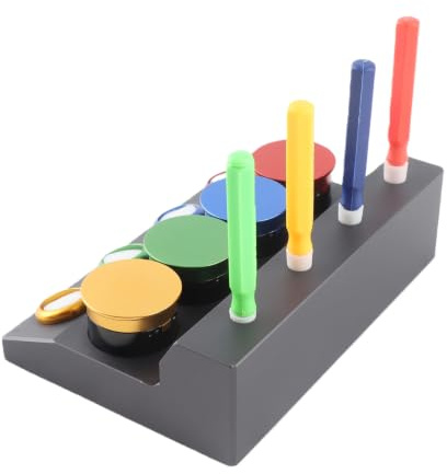 Uhrenöler-Set, 4-teiliges Uhrenöl-Tauchwerkzeug-Set, Uhrmacher-Reparatur-Werkzeug- mit Leicht zu Reinigendem Design, Ideal für die Uhrenreparatur, 4,1 X 2,8 X 1,2 Zoll
