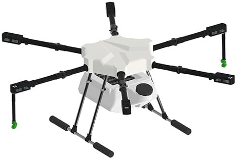 ResGcx Piattaforma di Volo for Sollevamento Pesante esacottero V1250HZ Interasse 1250 mm capacità carico utile 10 Litri Kit Sistema Telaio UAV Pieghevole(White Cover Frame)